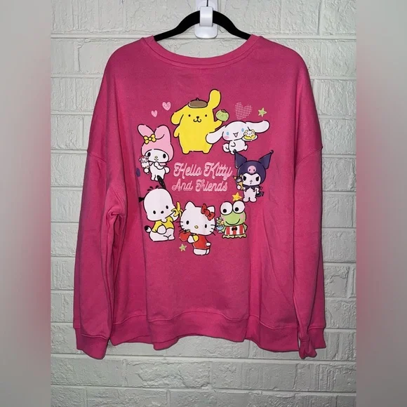 NWT HELLO KITTY & FRIENDS women’s sweater / pullover XXL ✨ - Picture 4 of 4